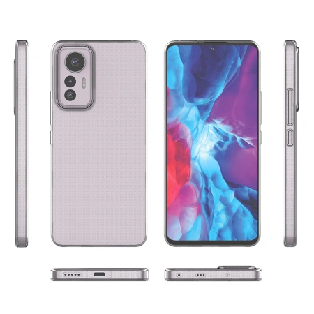 HURTEL ETUI POKROWIEC DO XIAOMI 12 LITE ULTRA CLEAR 0.5MM PRZEJŻYSTE