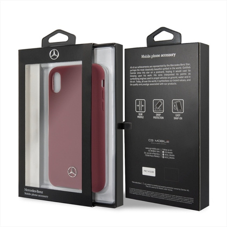 MERCEDES ETUI CASE DO IPHONE X XS XR 11 12 13 14 15 Z WZMACNIACZEM OCHRONY