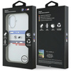 Etui BMW M Silicon Horizontal Line       MagSafe do iPhone 17 biały