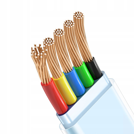 MCDODO KABEL USB-C KĄTOWY SZYBKIE ŁADOWANIE USB TYP C 6A 100W NIEBIESKI 1M