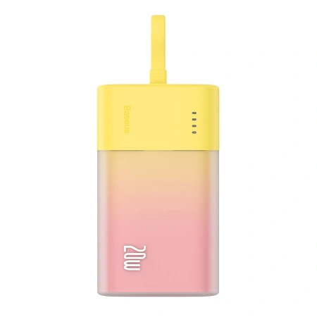 BASEUS POWERBANK POPSICLE 5200MAH 20W DO TELEFONÓW APPLE Z WBUDEM KABLEM