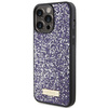 Etui Guess Rhinestone Metal Logo na iPhone 15 Pro Max - różowe