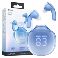 Słuchawki bezprzewodowe Acefast T9 Bluetooth 5.3 douszne - niebieskie