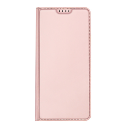 Dux Ducis Skin Pro etui Xiaomi Poco C40 pokrowiec z klapką portfel na kartę podstawka różowe