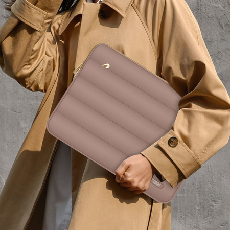 TECH-PROTECT PUFFY ETUI DO LAPTOPA 13 14 CALI WALNUT OCHRONA ANTYWSTRZĄSOWA