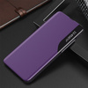 Eco Leather View Case elegancki futerał etui z klapką i funkcją podstawki Xiaomi Redmi K40 Pro+ / K40 Pro / K40 / Poco F3 fioletowy