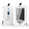 Dux Ducis Grit etui Samsung Galaxy S23+ elegancki pokrowiec ze sztucznej skóry czarne