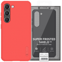 Nillkin Super Frosted Shield Pro etui Samsung Galaxy S23+ pancerny pokrowiec + podstawka na telefon czerwone