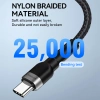 WOZINSKY KABEL USB-C USB-C DO MACBOOK PRO AIR IPAD SZYBKIE ŁADOWANIE 65W 1M