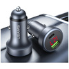 Ładowarka samochodowa USAMS CC327        Aluminium 45W USB-A USB-C tarnish