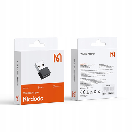MCDODO ADAPTER USB ODBIORNIK NADAJNIK BLUETOOTH 5.1 DO KOMPUTERA 7 URZĄDZEŃ