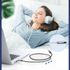 Ugreen przewód kabel przedłużacz AUX 3,5 mm mini jack 1m srebrny (10592)