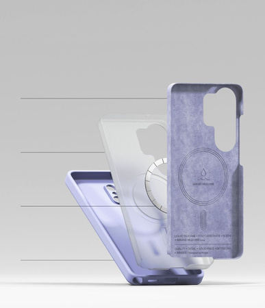RINGKE SILICONE MAGNETIC MAGSAFE GALAXY S26 ULTRA LAVENDER