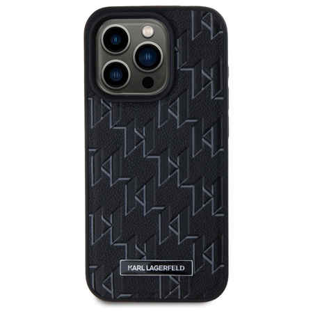 KARL LAGERFELD CASE DO IPHONE 15 PRO 6,1 HARDCASE LEATHER MONOGRAM