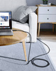 INNOSTYLE POWERFLEX ULTRA KABEL USB-C SZYBKIE ŁADOWANIE THUNDERBOLT 10GBPS 100W KEVLAR 2M CZARNY