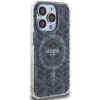 Etui Guess IML GCube MagSafe na iPhone 15 Pro - czarne