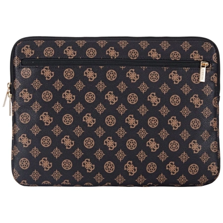Torba Guess Sleeve Peony Pocket Triangle na laptopa 14" - czarna