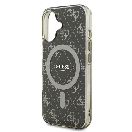 GUESS POKROWIEC HARDCASE DO IPHONE 16 6.1 DO MAGSAFE Z 4G BACKGROUND IML