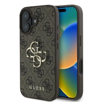 GUESS ETUI HARD CASE DO IPHONE 16 6.1 4G BIG LOGO OCHRONA Z WYSOKĄ JAKOŚCIĄ
