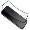 Szkło hybrydowe Puro Flexible Glass D3O z czarną ramką do iPhone 16 Plus / iPhone 15 Pro Max / iPhone 15 Plus