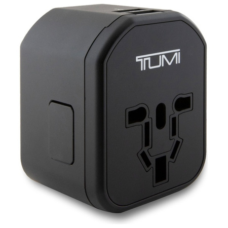 TUMI TUTA20WMSLK Travel Adapter 20W      USB-C / 2xUSB-A czarny/black