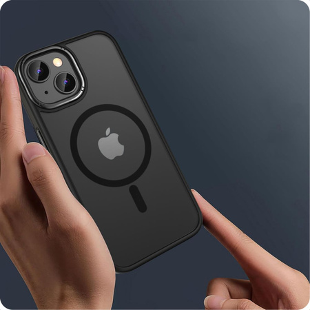 TECH-PROTECT MAGMAT 2 ETUI DO MAGSAFE DO IPHONE 15 OCHRONNE MATTE BLACK