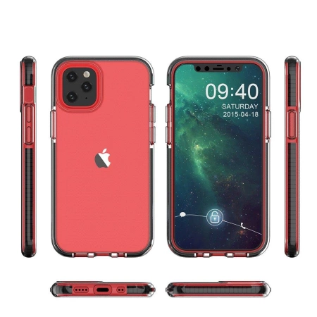 SPRING CASE POKROWIEC ŻELOWE ETUI DO IPHONE 13 MINI Z KOLOREM RAMKA