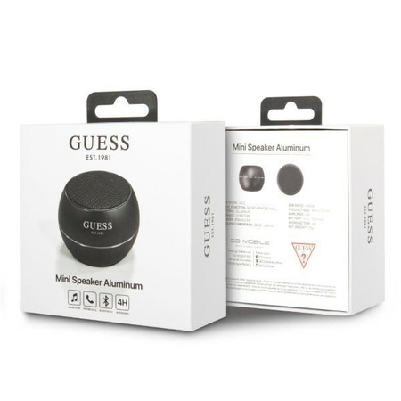 Etui Guess głośnik Bluetooth GUWSALGEK Speaker mini - czarne