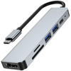 TECH-PROTECT V4-HUB PRZEJŚCIÓWKA 6IN1 DO TELEFONÓW USB-C Z GIGABIT ETHERNET