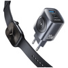 USAMS ŁADOWARKA SIECIOWA CC293 T67 DO APPLE IWATCH 1XUSB-C 1XUSB-A 20W
