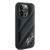 KARL LAGERFELD ETUI HARDCASE DO IPHONE 15 PRO 6.1 Z DIAGONAL QUILTED SCRIPT