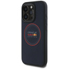 Red Bull RBHMP15X24PUILVR iPhone 15 Pro  Max 6.7 hardcase granatowy/navy Leather Red Ring MagSafe