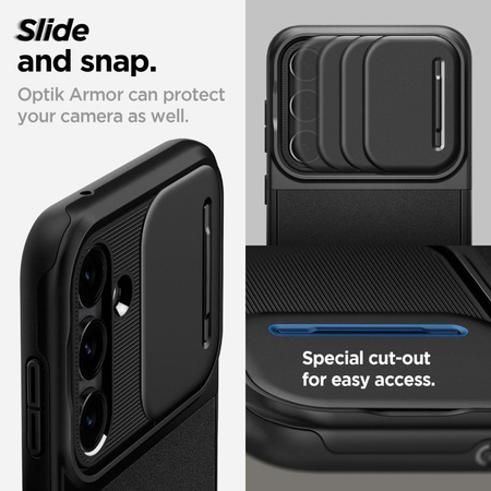 SPIGEN ETUI OPTIK ARMOR DO SAMSUNG GALAXY S23 FE OPÓR NA UPADKI I ZDERZENIA