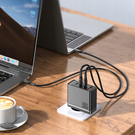 MCDODO FAST CHARGER GAN FOR MACBOOK 4X USB-C USB 100W CABLE 2M