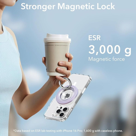 ESR MAGNETIC 360 HALOLOCK MAGSAFE PHONE RING LAVENDER