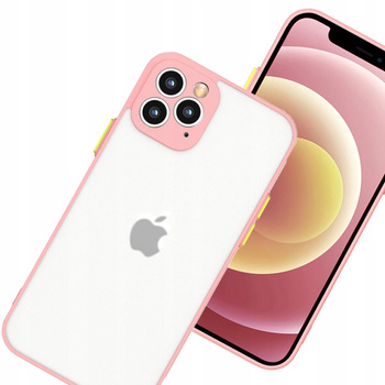 Milky Case silikonowe elastyczne półprzezroczyste etui do Samsung Galaxy A72 4G różowy