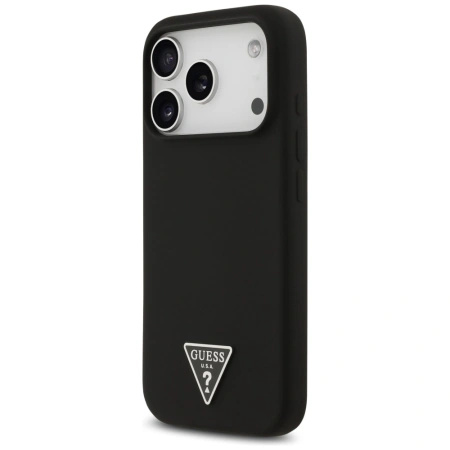 GUESS ETUI CASE SILIKONOWE DO IPHONE 17 PRO MAX LOGO MAGSAFE