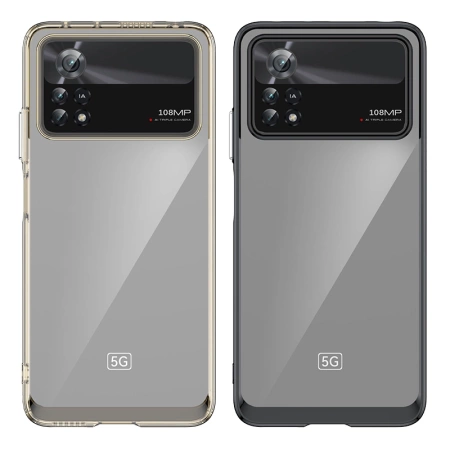 HURTEL ETUI POKROWIEC DO XIAOMI POCO X4 PRO 5G RAMKA ELASTYCZNA OUTER SPACE