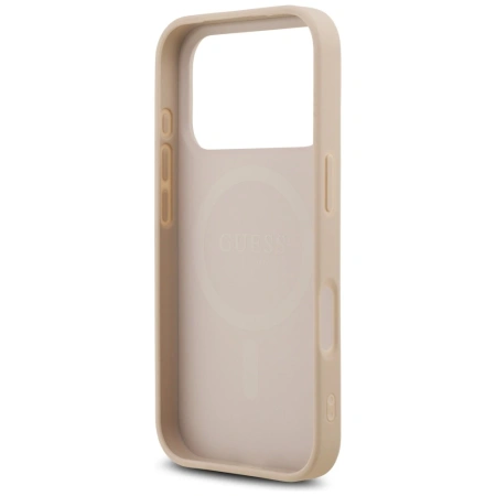GUESS ETUI SAFFIANO CLASSIC LOGO MAGSAFE DO IPHONE 17 PRO OCHRONA