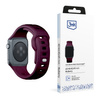 42/44/45/46/49 mm Mulberry (big) - 3mk Silicone Watch Strap for Apple