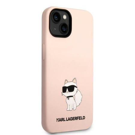 Karl Lagerfeld KLHCP14MSNCHBCP iPhone 14 Plus 6,7" hardcase różowy/pink Silicone Choupette