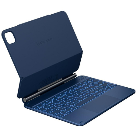 Etui Typecase Edge z klawiaturą do iPad  Air 11" 2024/2025 błękitny pacyfik