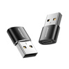 JOYROOM ADAPTER USB-C DO USB MĘSKI-ŻEŃSKI 2 CZĘŚCI DO TELEFONÓW KOMPUTERÓW