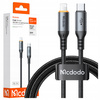 MCDODO KABEL USB-C LIGHTNING SZYBKIE ŁADOWANIE 36W 1M POWER OFF LED