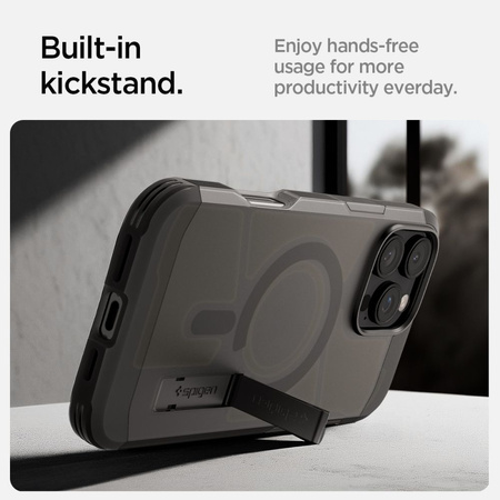 SPIGEN ETUI TOUGH ARMOR DO MAGSAFE DO IPHONE 16 PRO MAX WYTRZYMAŁE FROST