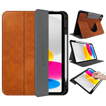 TECH-PROTECT FLEECE IPAD 10.9” 10 / 2022 / 11” 11 / 2025 BROWN