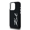 KARL LAGERFELD SILIKONOWE ETUI HARDCASE DO IPHONE 15 PRO 6.1 LOGO METALOWE