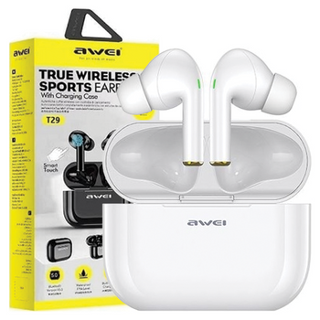 AWEI SŁUCHAWKI T29 TWS BLUETOOTH 5.0 DO TELEFONÓW Z DOKUJĄCĄ STACJĄ