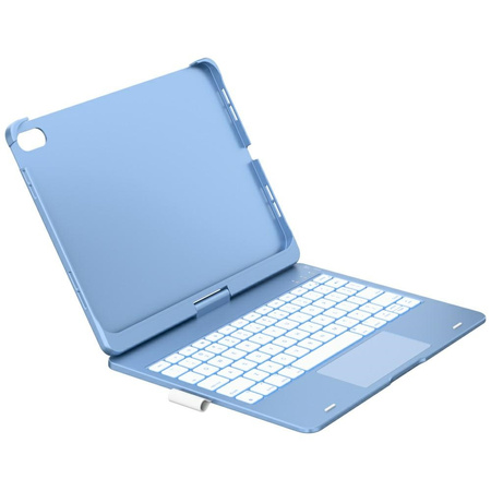Etui Typecase Flexbook Touch             z klawiaturą do iPad 11" (A16) 2025 / iPad 10.9" 2022 jasno niebieski