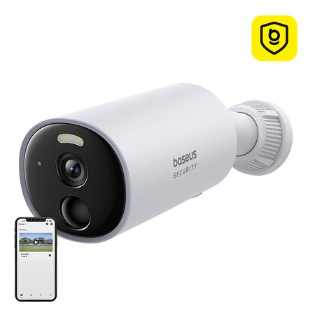 BASEUS KAMERA B1 2K DO MONITORINGU ZEWNĘTRZNEGO Z WODOODPORNOŚCIĄ IP65